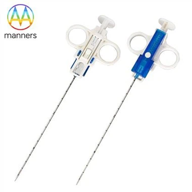 מחט ביופסיה של קנולה מפלדת אל חלד