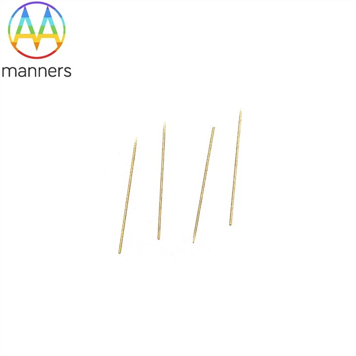 Gold Plated Microneedles For Skin Irritation