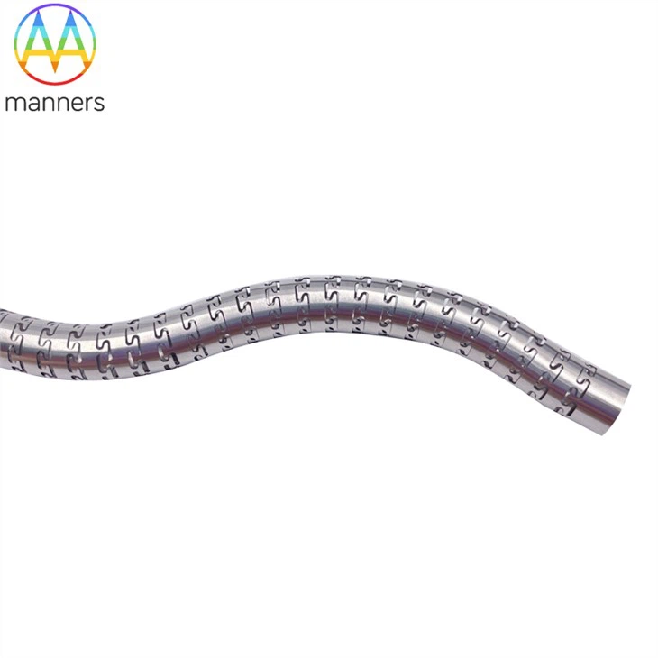 Hypotube גמיש מנירוסטה עם לייזר